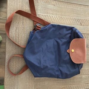 Longchamp LE PLIAGE ORIGINAL Backpack - Blue Canvas, Recycled canvas